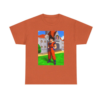 Goku Blazing Outside Peach's Castle Tee