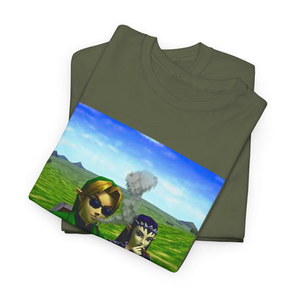 Link and Dark Zelda Blazing Hyrule Field