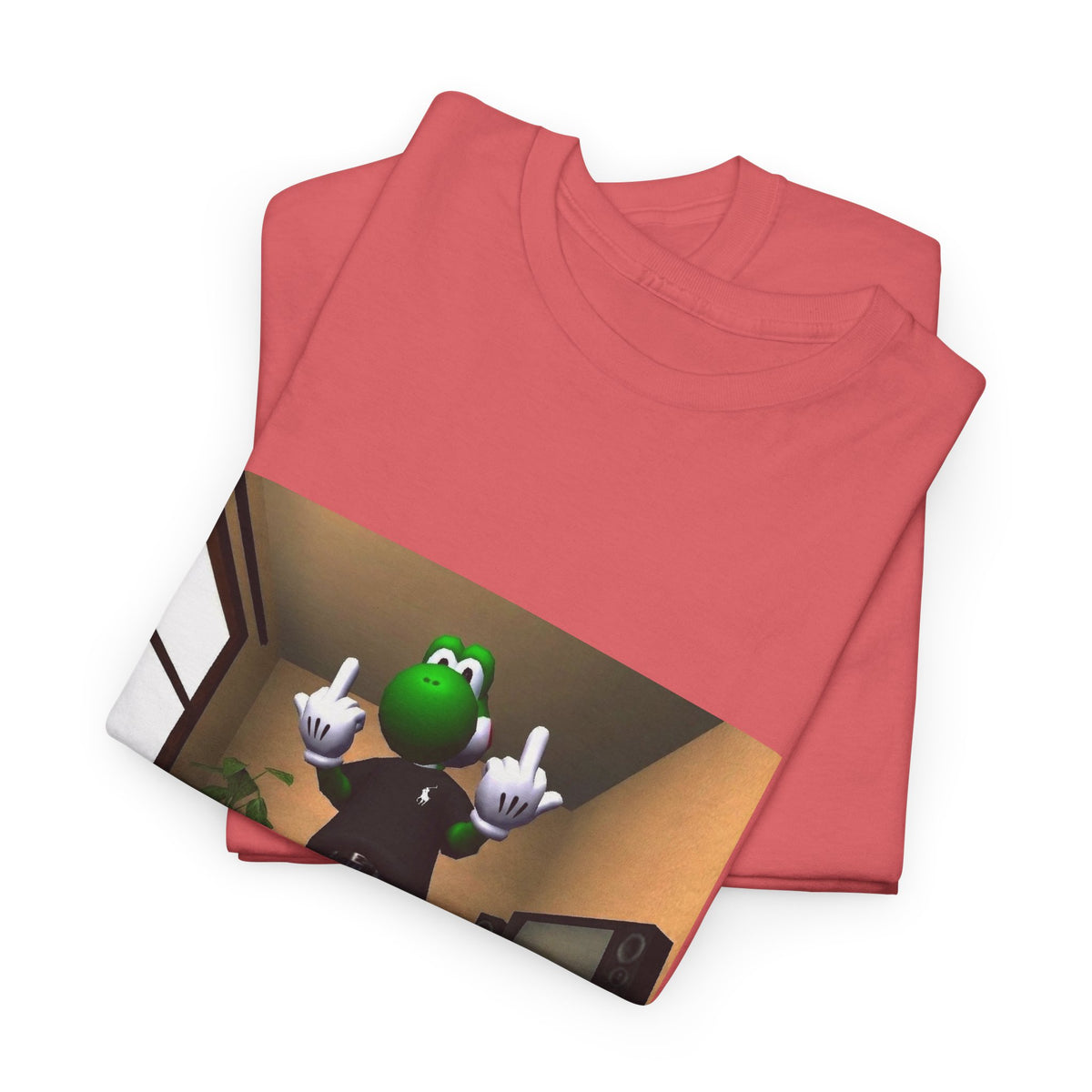 Yoshi Flipping Off In The Living Room Tee