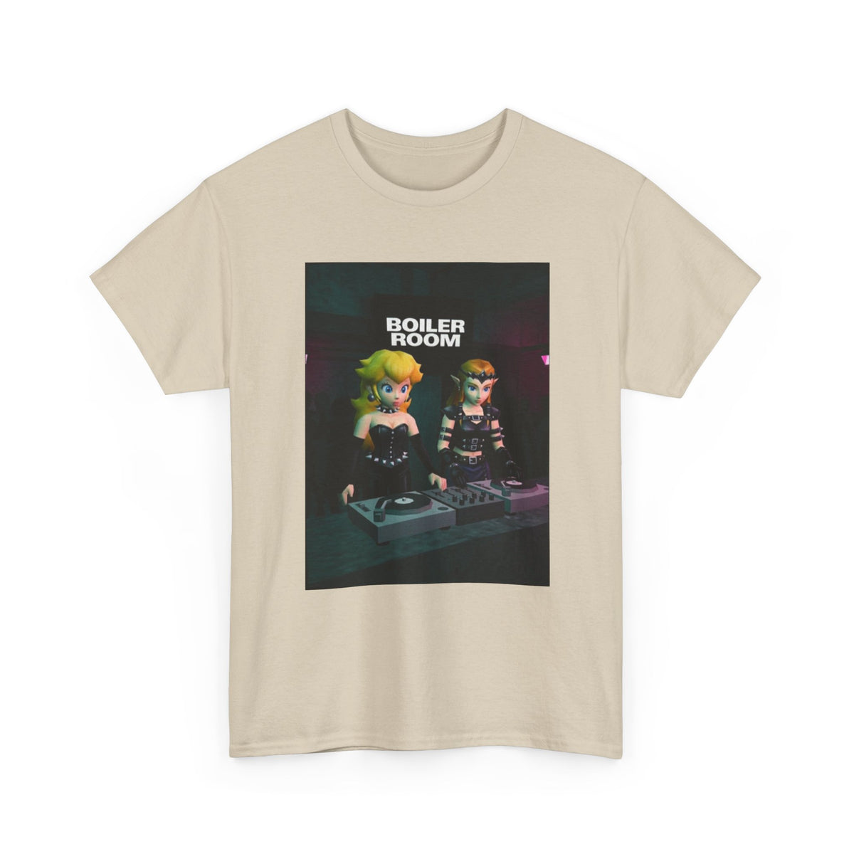 Gothic Peach and Zelda DJing Boiler Room Tee