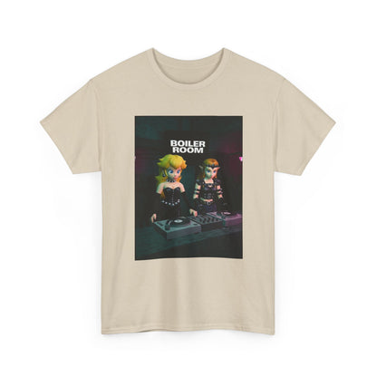 Gothic Peach and Zelda DJing Boiler Room Tee