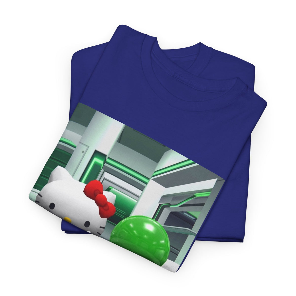Kitty And Slime Flipping The Bird Tee