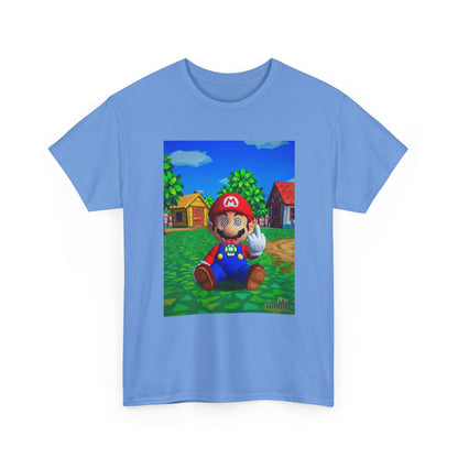 Mushroom-Tripping Mario Flips The Bird Tee