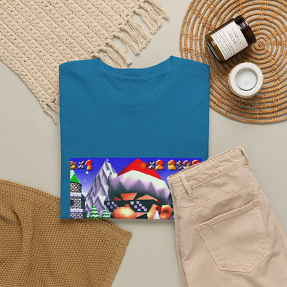 Deal With It Santa Mario Smoking Blunt Tee