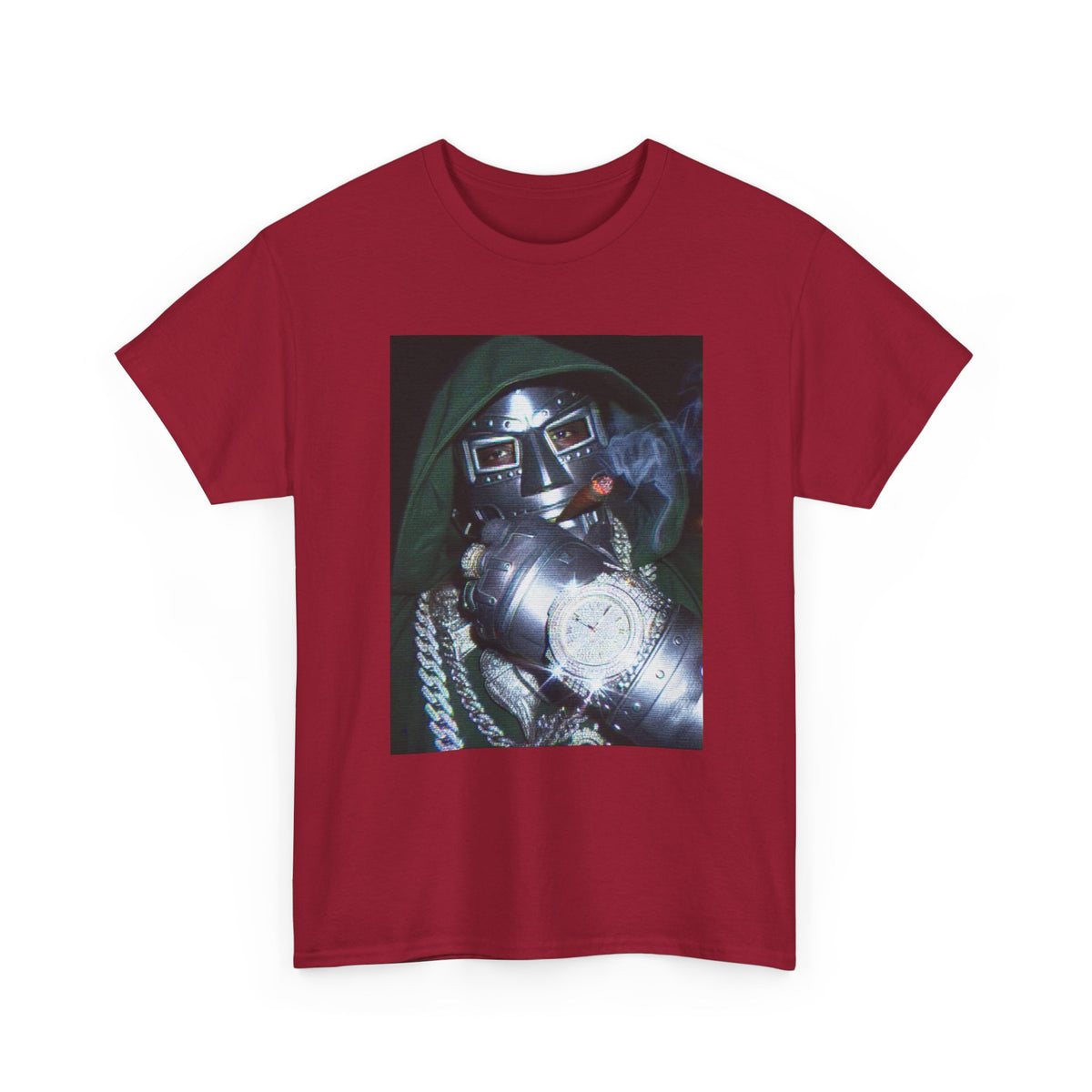 Villainous Rapper Smoking Diamond Bling Tee