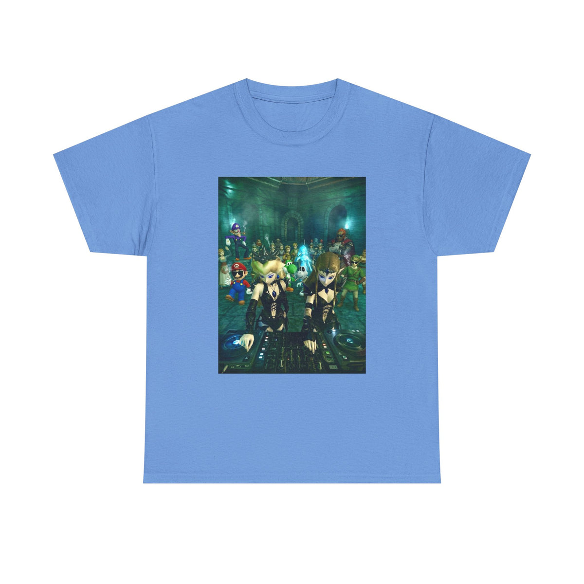 Dark Zelda DJs Gaming Party Tee