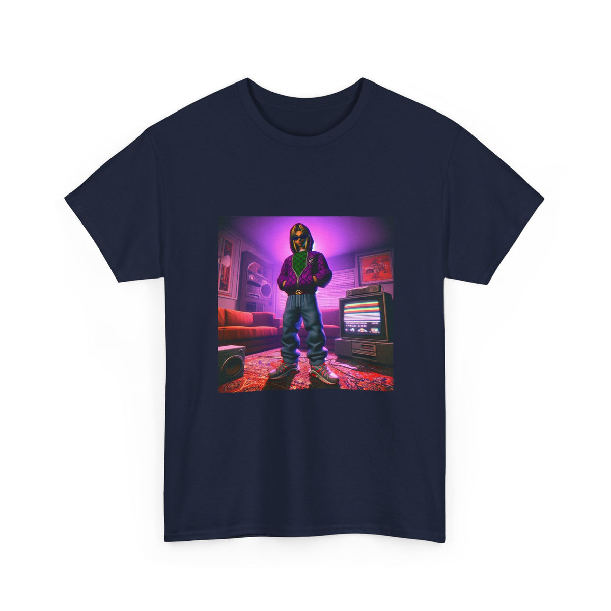 Y2K Style Character Chilling In A Room