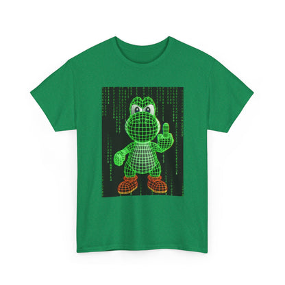 Matrix Yoshi Flipping The Bird Tee