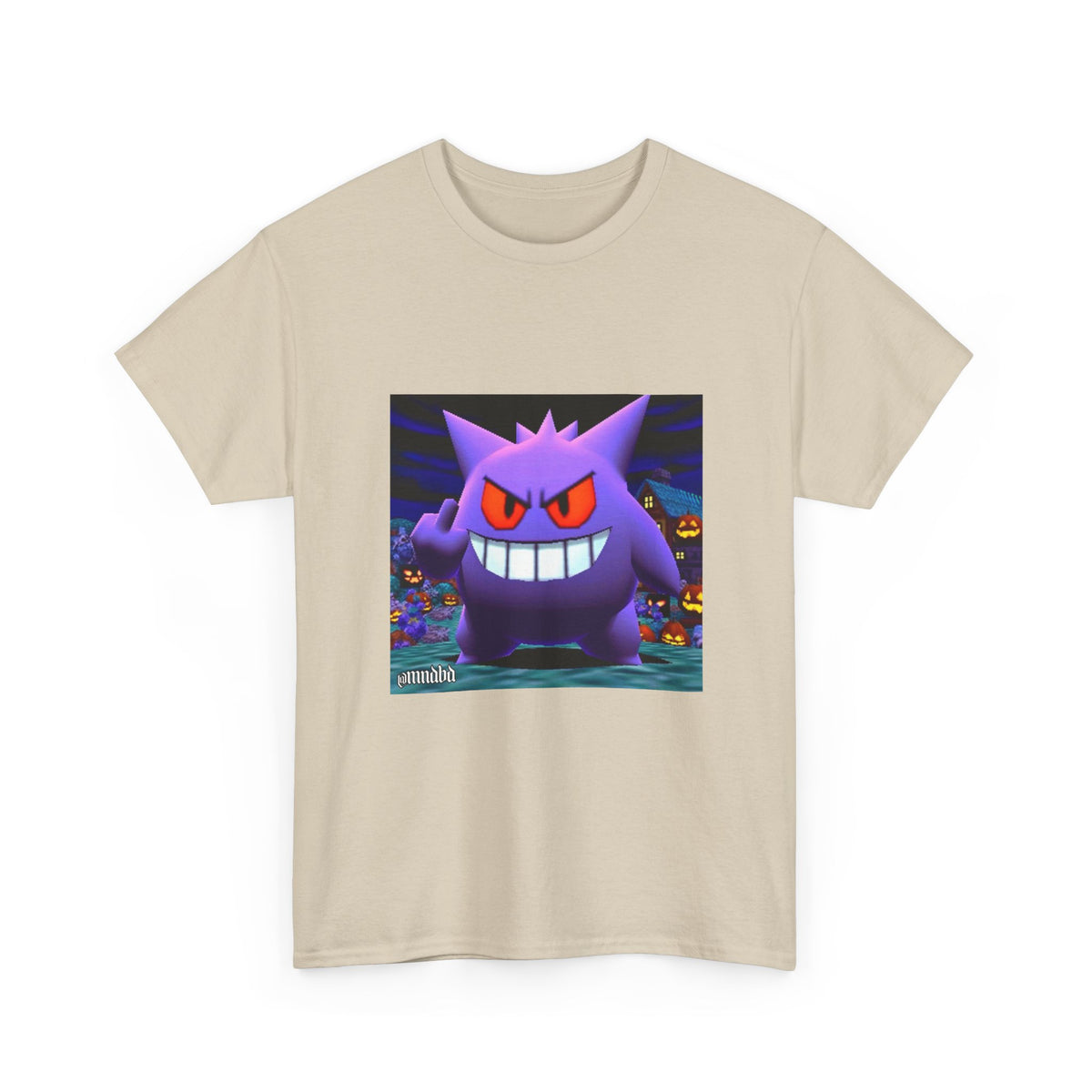 Gengar Flipping The Bird Halloween Tee