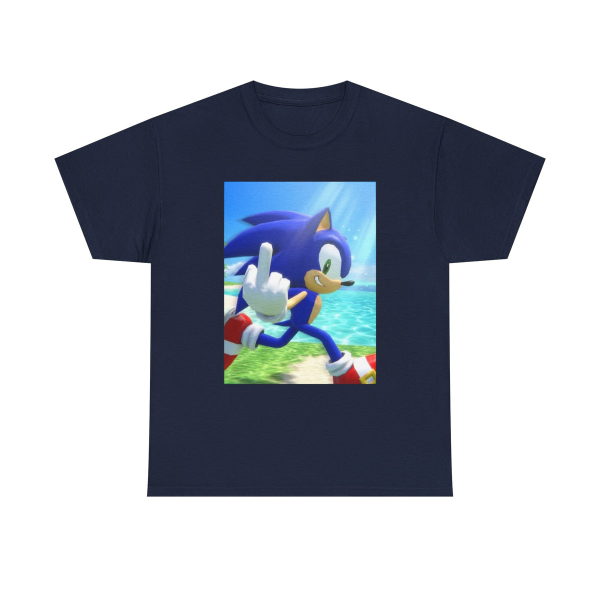 Sonic Gives The Finger Tropical Tee