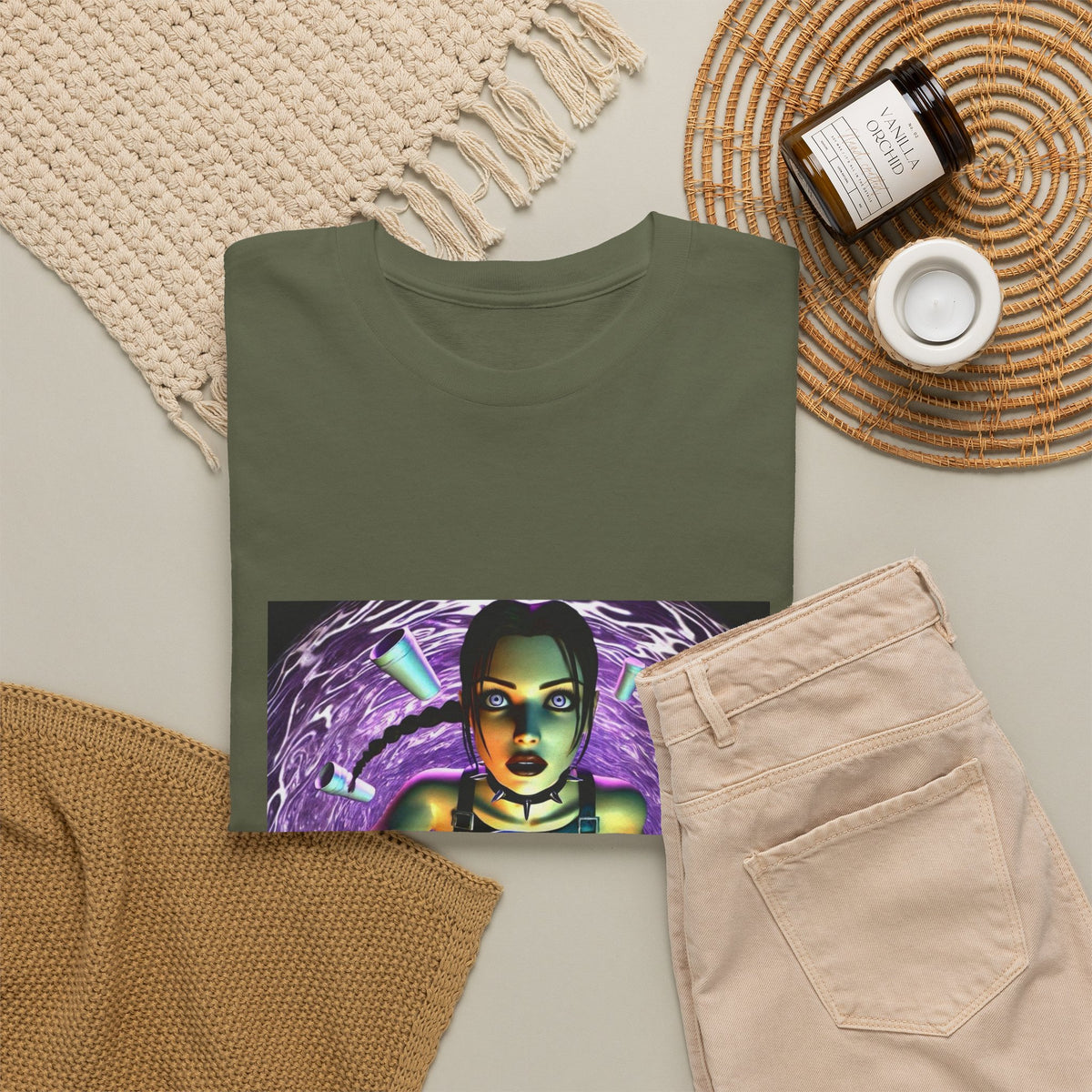 Digital Drip II Abstract Design Tee