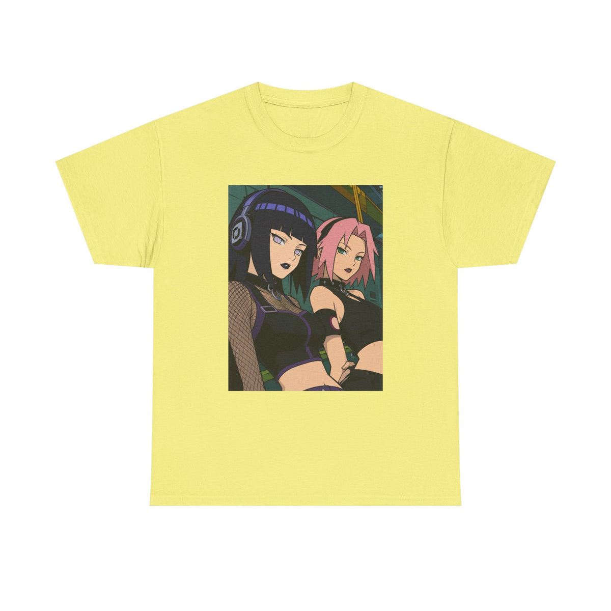 Goth Hinata and Sakura Anime Duo