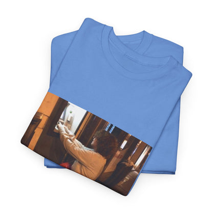 Gravity Defying Green Graphic Tee