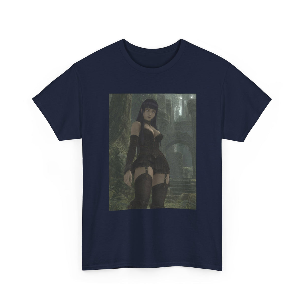 Gothic Byakugan Maiden In Ancient Ruins Tee
