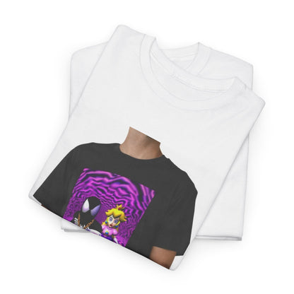 Symbiote And Princess On Purple Swirls