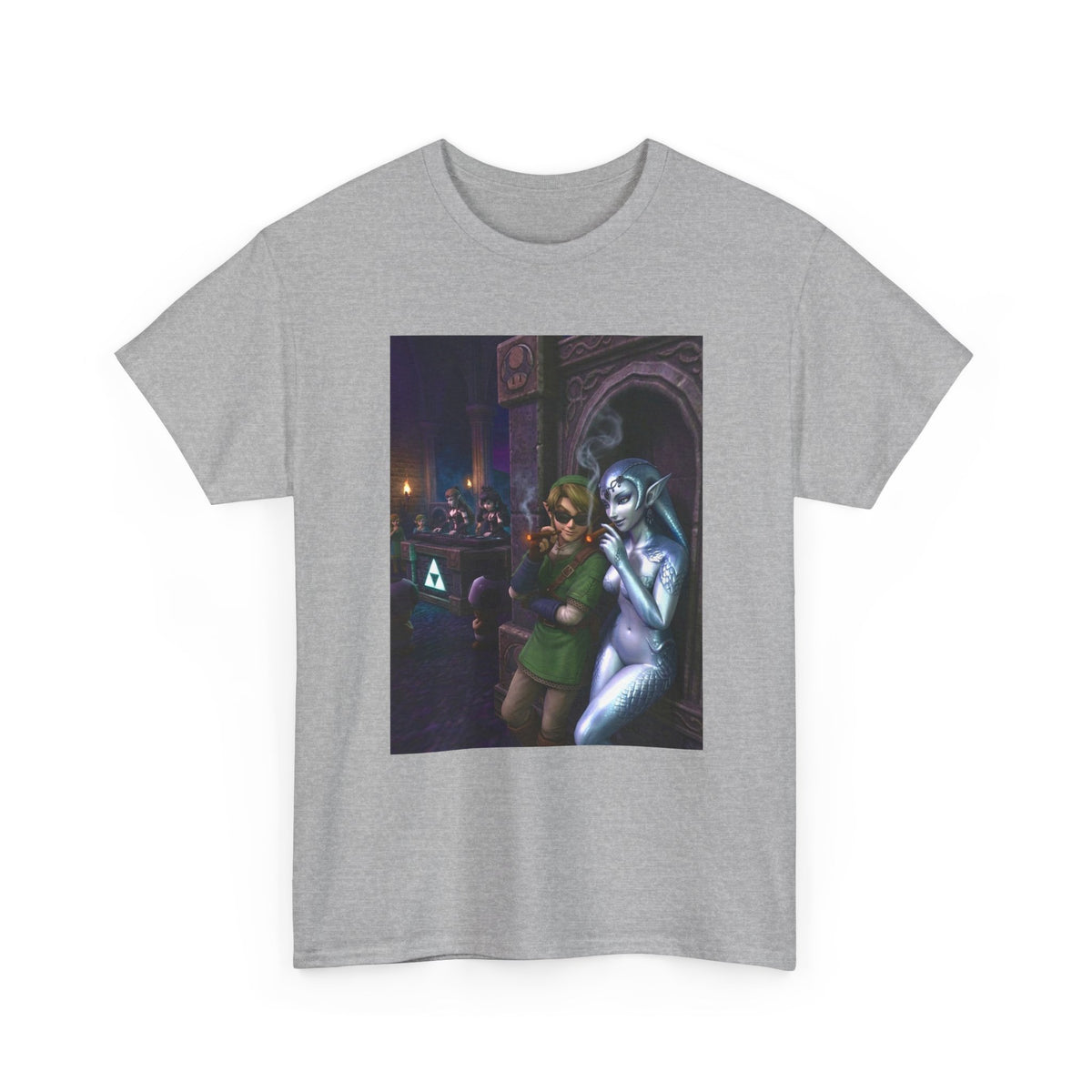 Link And Zora Princess Smoking In Club