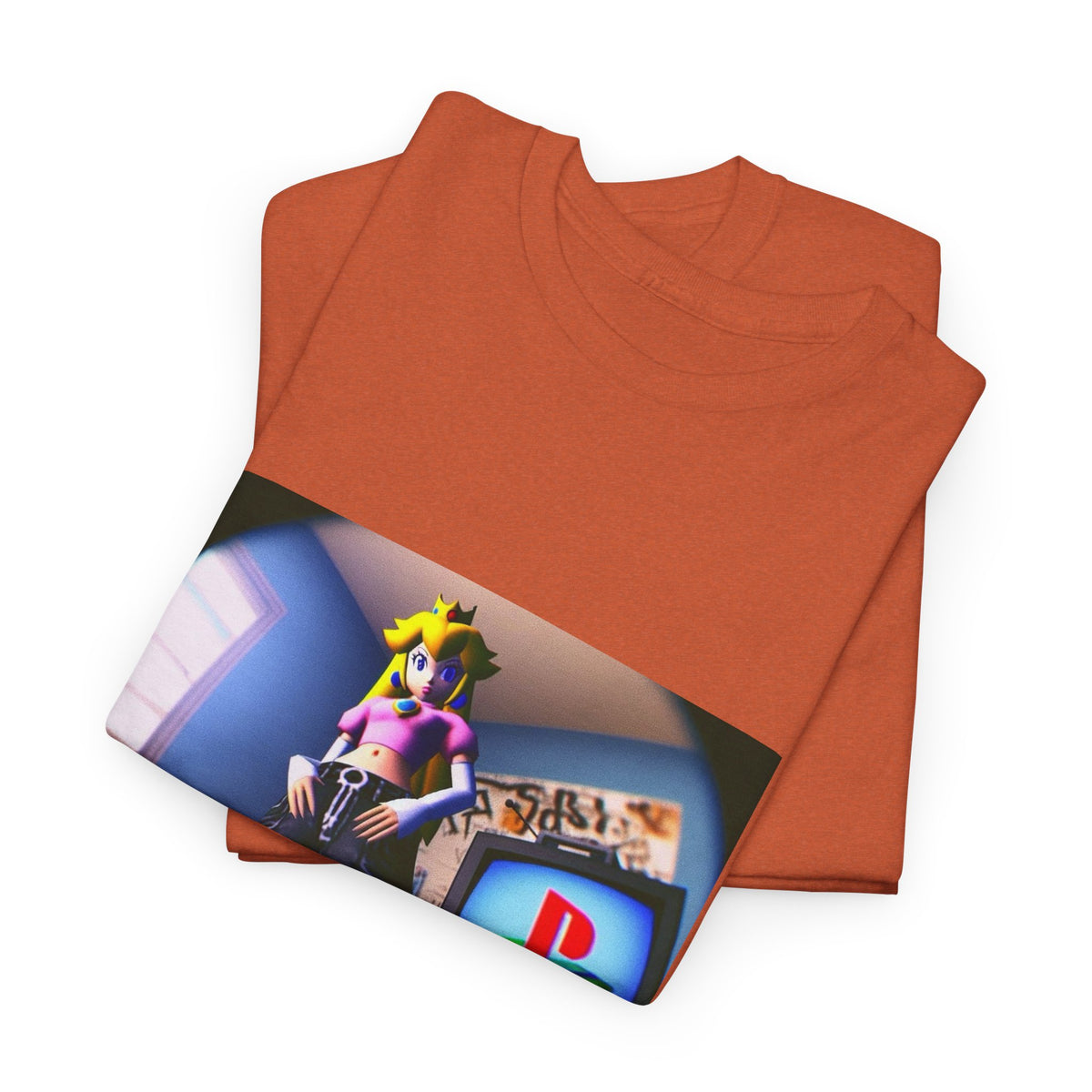 Princess Peach Y2K Drip Tee