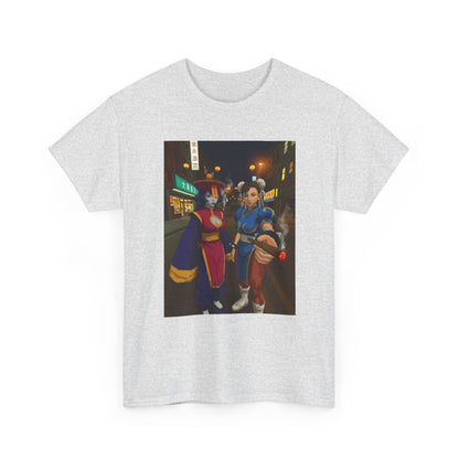 Hsien-Ko And Chun-Li Sharing Blunts Tee