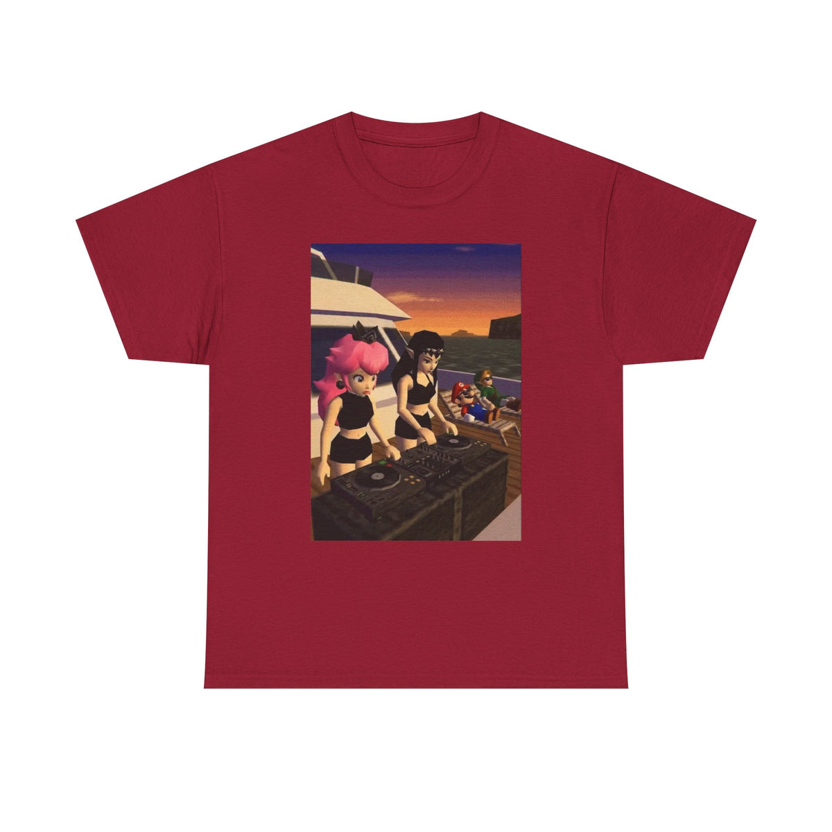 N64 Waifus DJ Yacht Party Tee