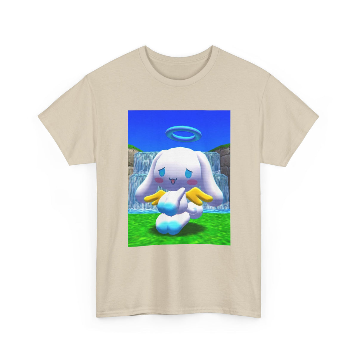 Angel Cinnamoroll Kneeling By Waterfall Tee