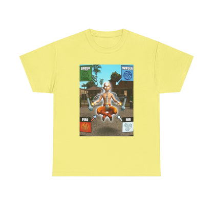 Avatar Aang Element Bending With Bongs Tee