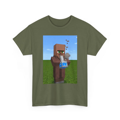 Villager Enjoying A Blocky Bong Hit