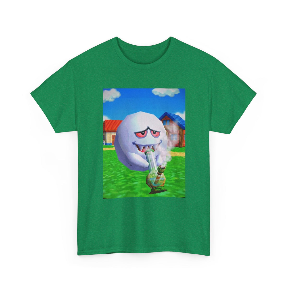 Boo Ghost Taking A Bong Rip Tee