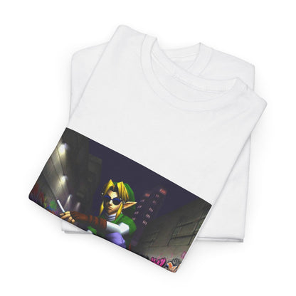 Link Skater Smoking In Alley Tee