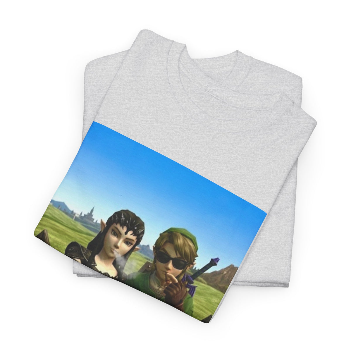 Link And Midna Smoking Blunts Tee