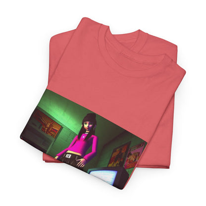 Y2K Vibe Girl In Her Room Tee
