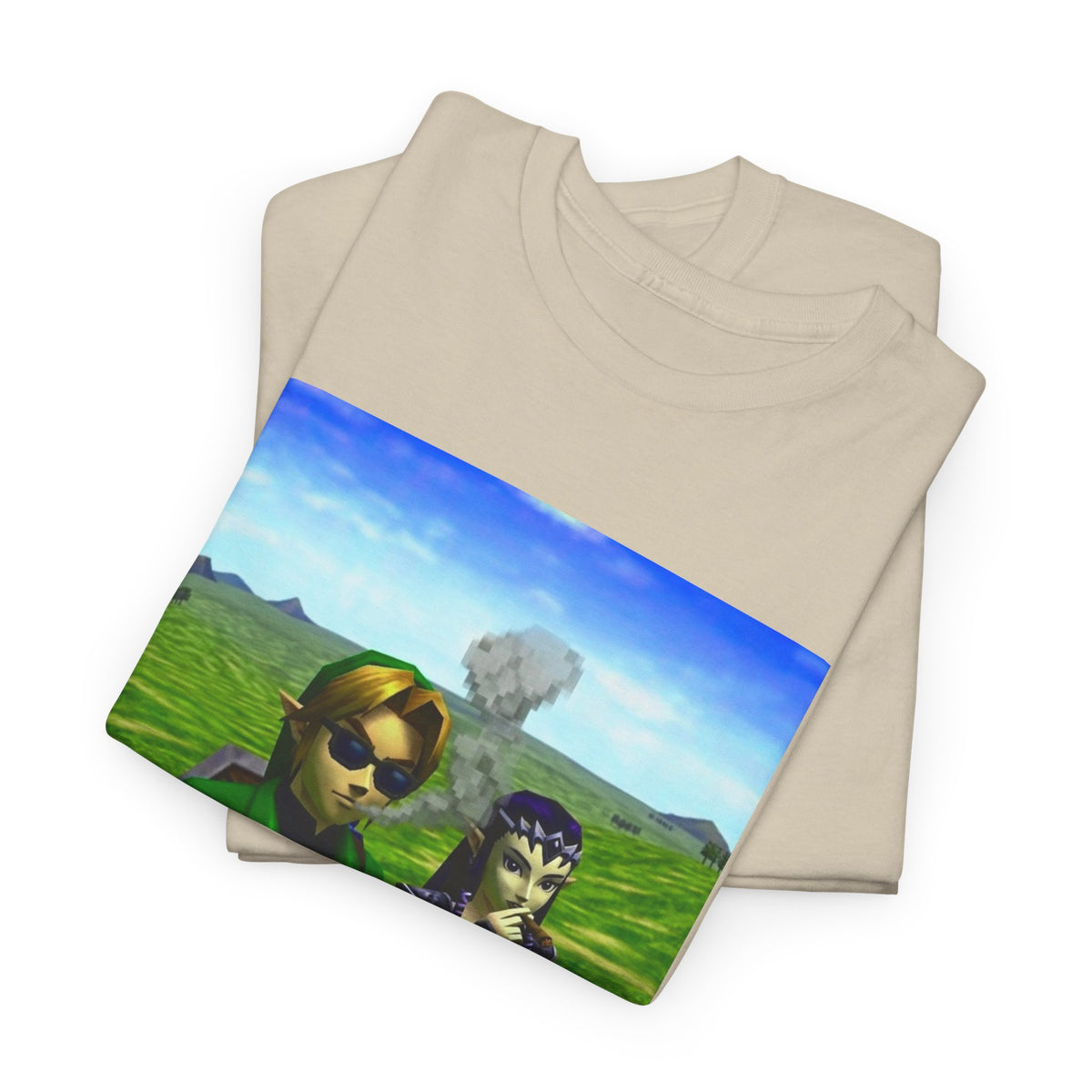 Link and Dark Zelda Blazing Hyrule Field