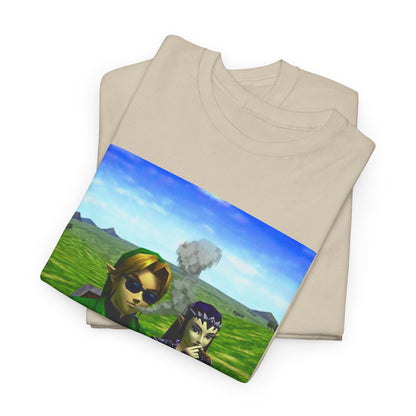 Link and Dark Zelda Blazing Hyrule Field