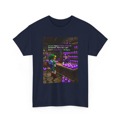 Waluigi Sells Purple Potions To Link