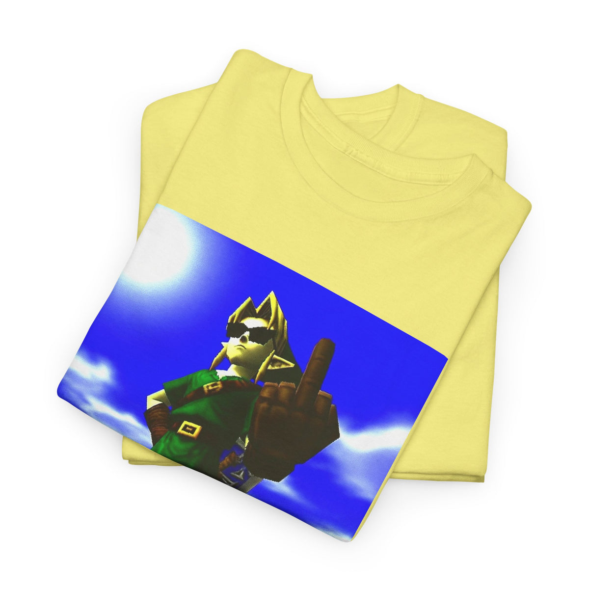 Cool Link Flipping The Bird Tee