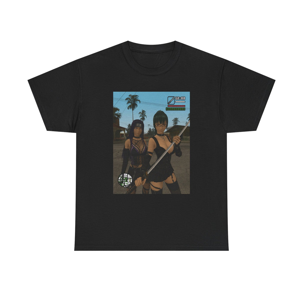 GTA-Inspired Girls With Katanas Tee