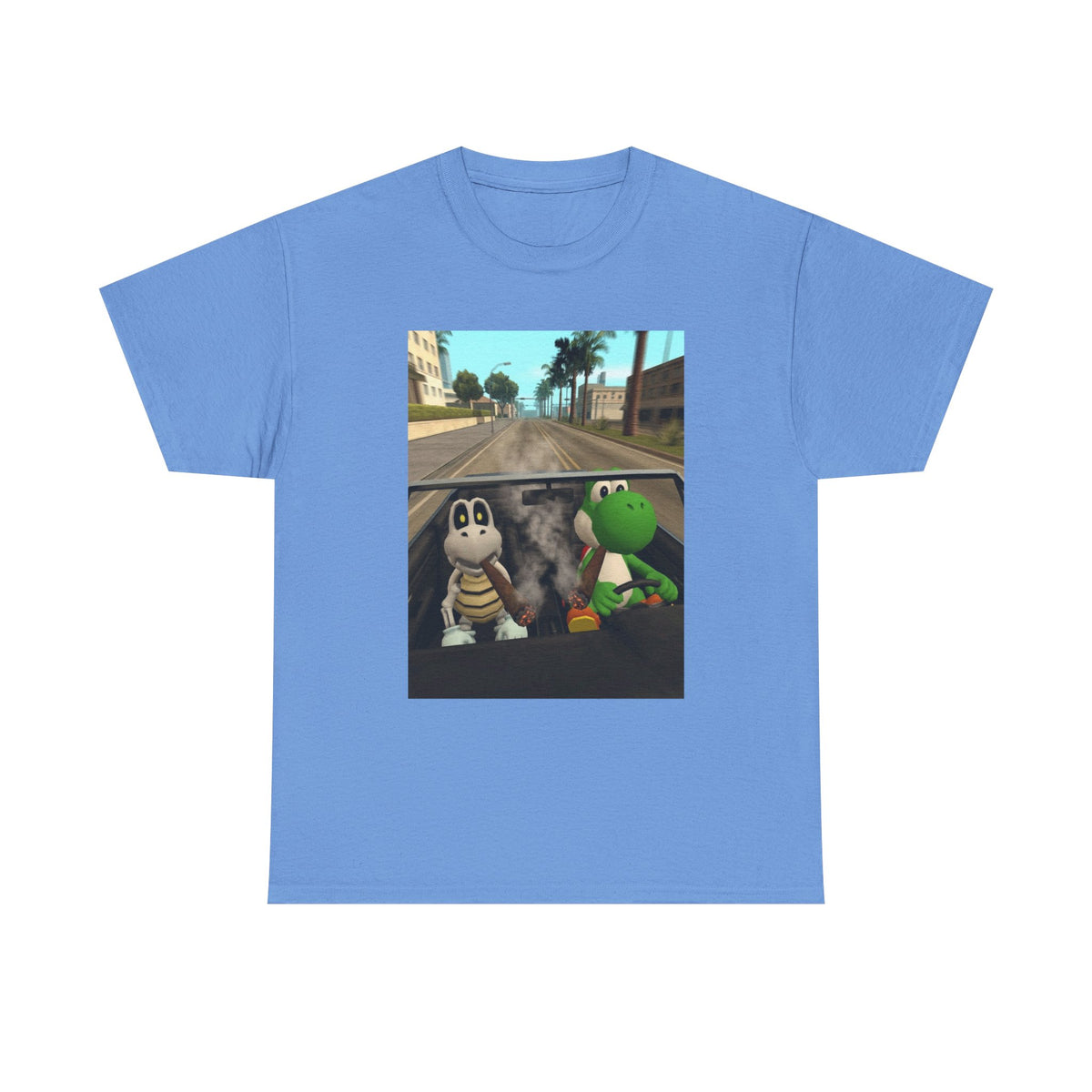 Yoshi And Dry Bones Cruising And Smoking (Design 5)