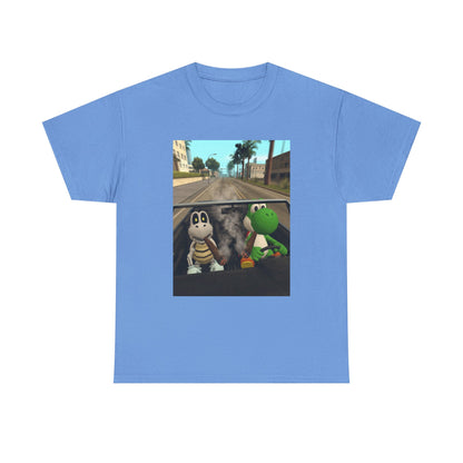 Yoshi And Dry Bones Cruising And Smoking (Design 5)