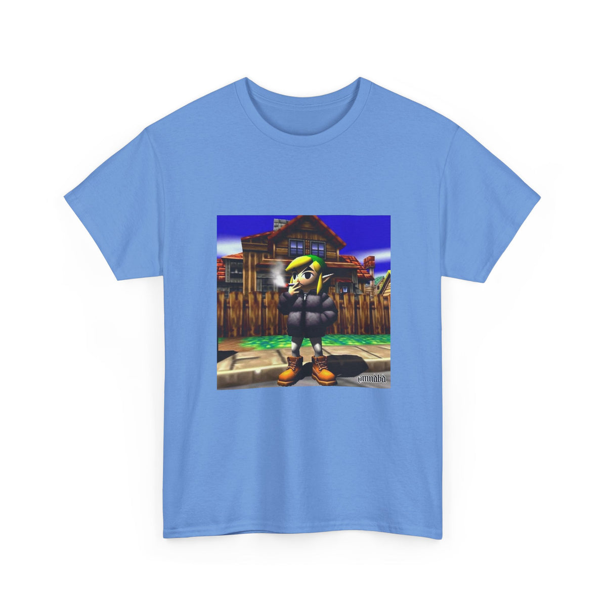 Link In A Puffer Smoking On The Block Tee