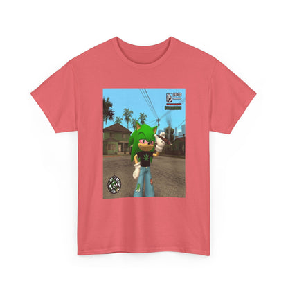 Chill Green Hedgehog Smoking Blunt Tee