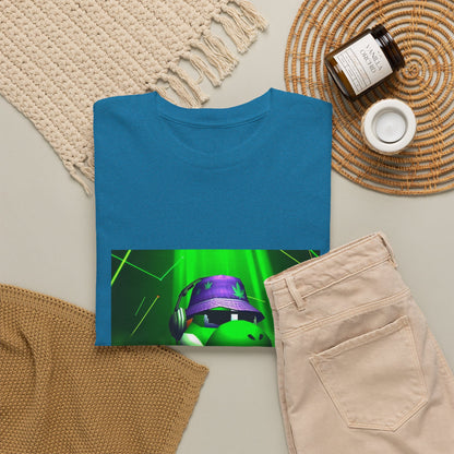 Yoshi DJing With Cannabis Bucket Hat Tee