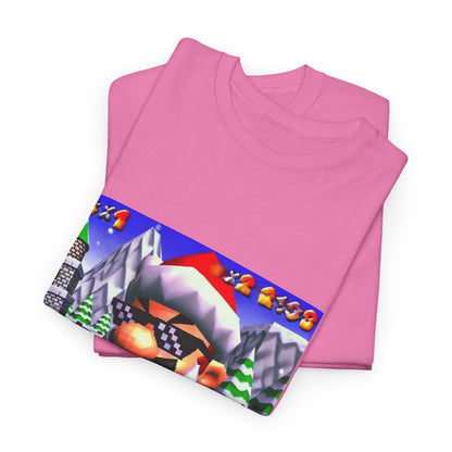 Deal With It Santa Mario Smoking Blunt Tee