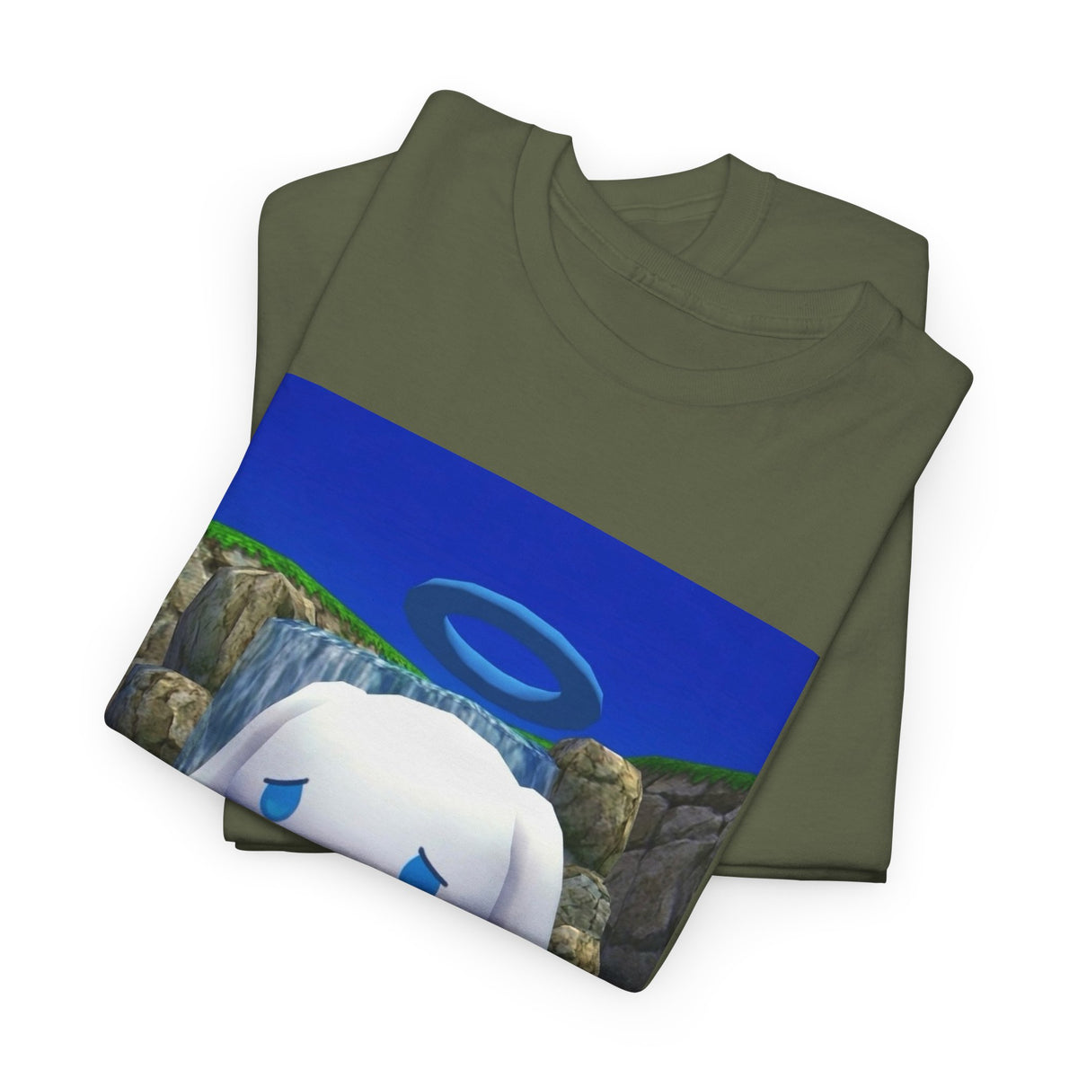 Melancholy Cinnamoroll With Halo Tee