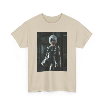 Chrome 2B Leaning In Industrial Scene