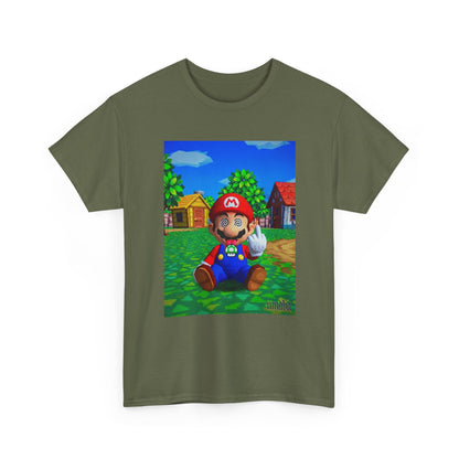 Mushroom-Tripping Mario Flips The Bird Tee