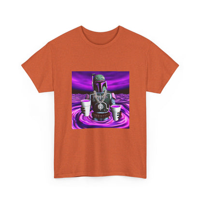 Boba Fett Sipping Purple In A Hypnotic Realm
