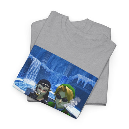 Goth Zora And Link Chilling Icy Plateau