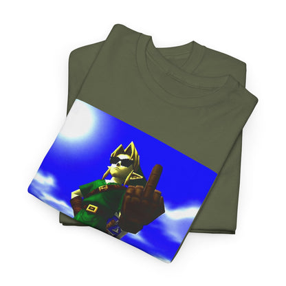 Cool Link Flipping The Bird Tee