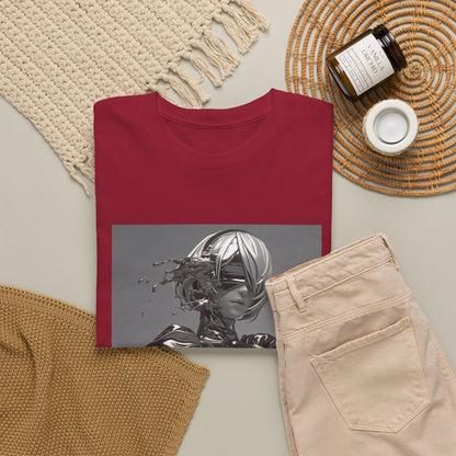 Liquid Chrome Abstract Tee