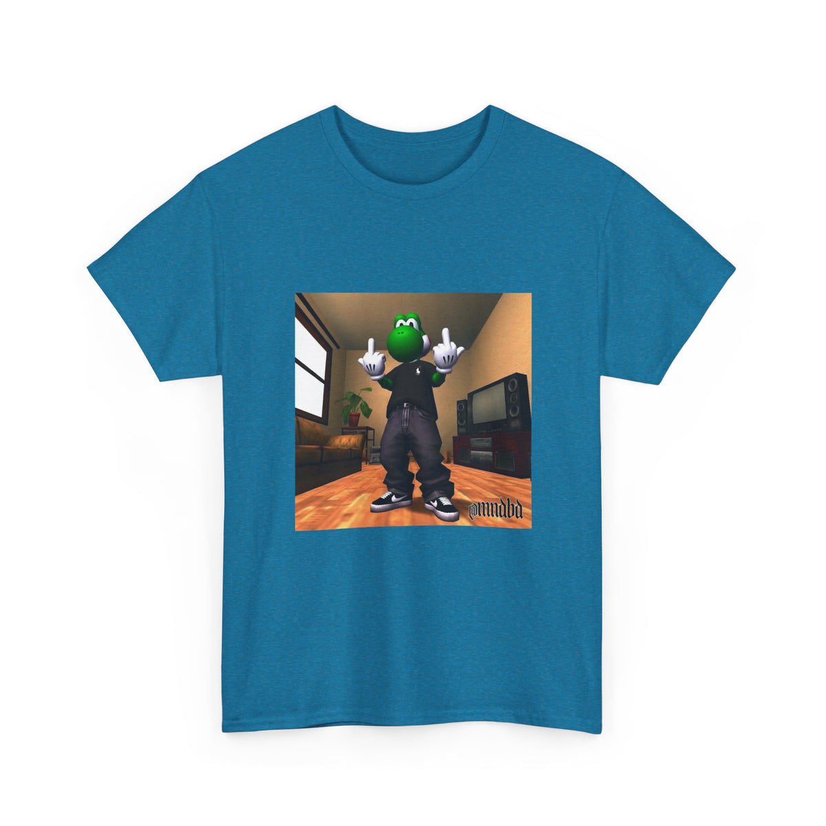 Yoshi Flipping Off In The Living Room Tee
