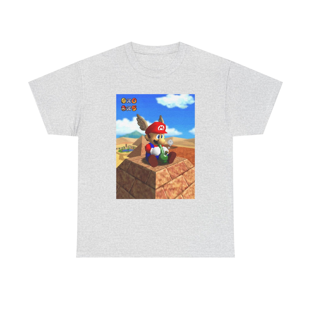 Wing Cap Mario Enjoying The Desert View Tee